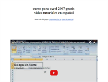 Tablet Screenshot of excel2007.es